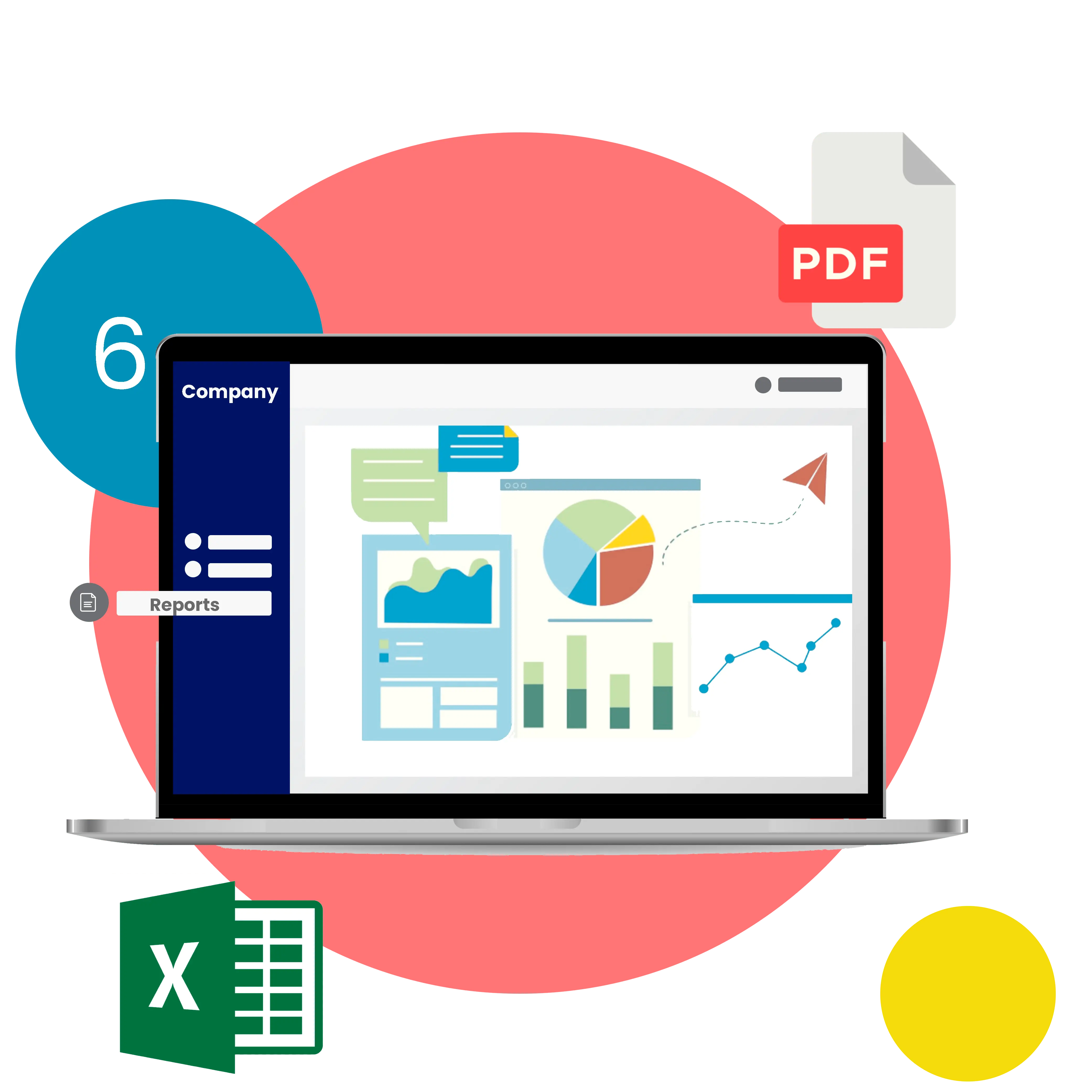 Jet Pack dashboard showing how reports can be utilized in Jet Pack, including generating insights, analyzing data, and visualizing trends.