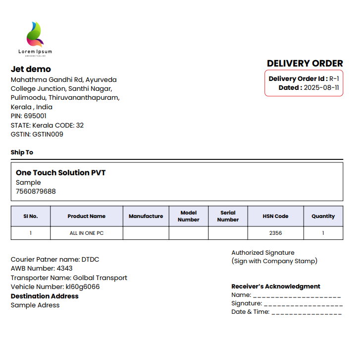 Service Transfer Tracking