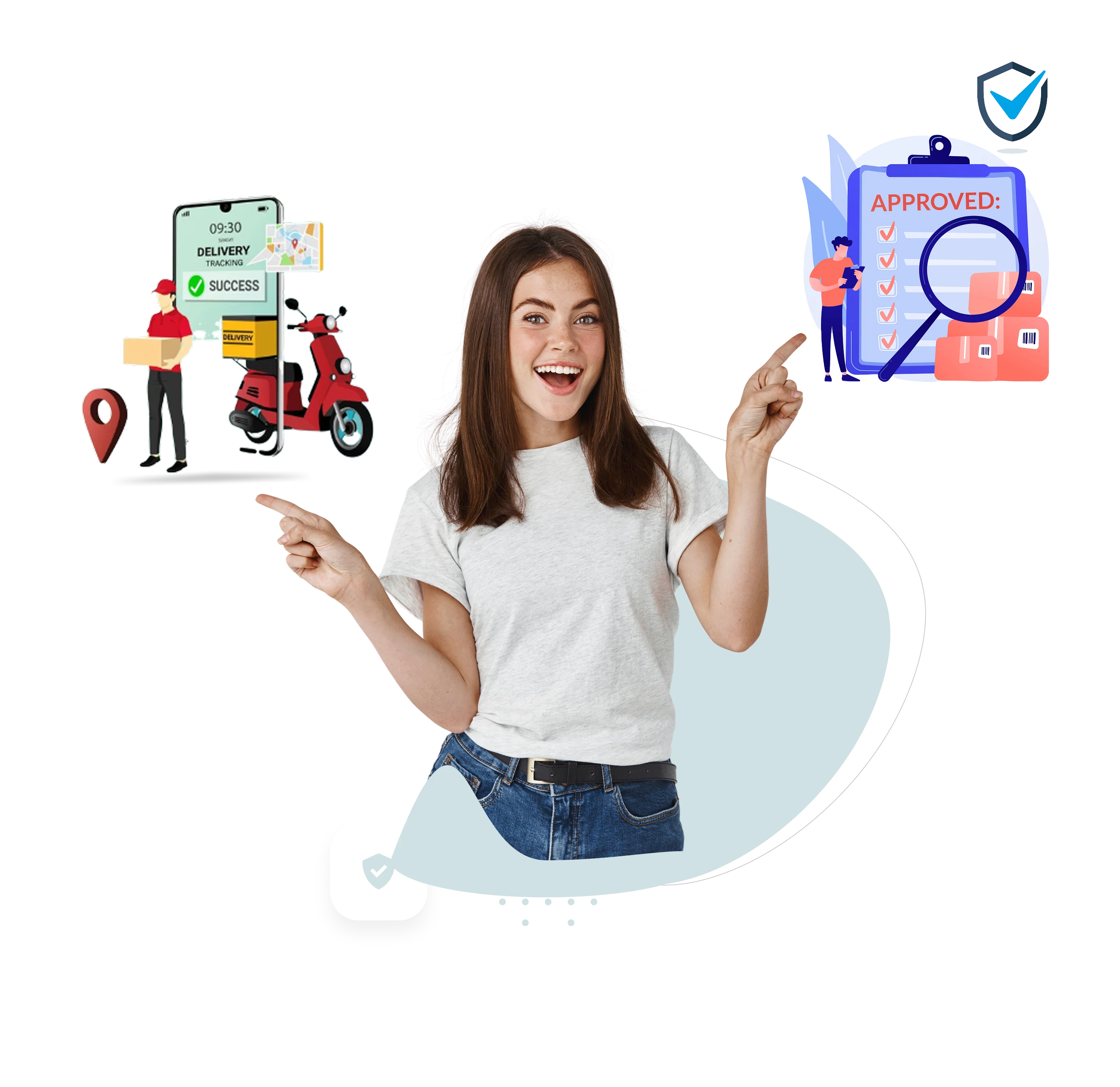 Jet Pack dashboard showing service and warranty transfer process between branches and customers